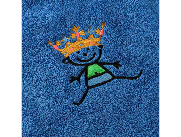 Badetuch Prinz blau