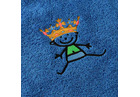 Badetuch Prinz blau