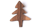 Anhänger «Weihnachtsbaum» aus Nussbaumholz