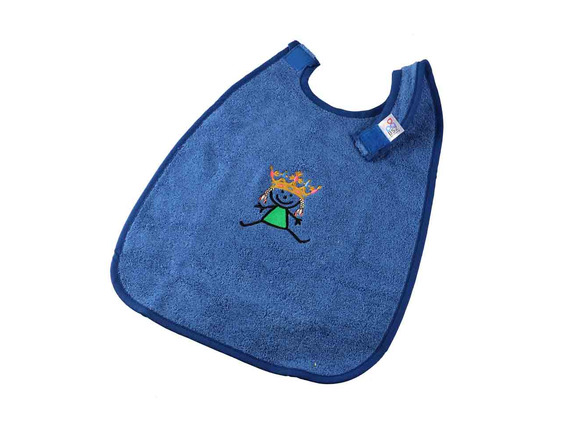 Lätzchen Prinzessin blau