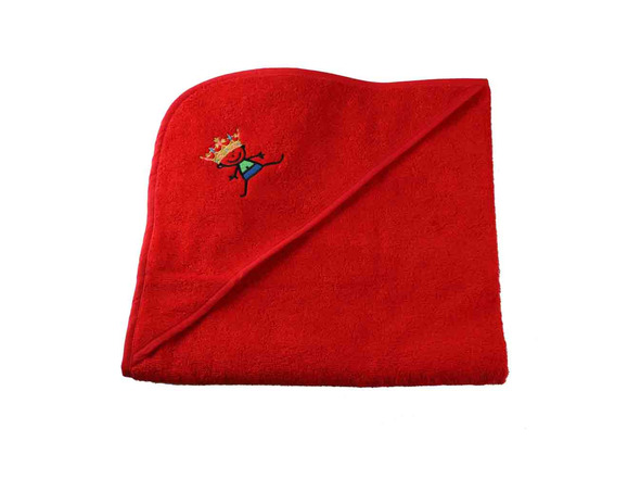 Badetuch Prinz rot