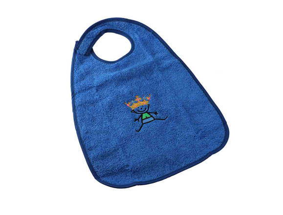Lätzchen Prinz blau