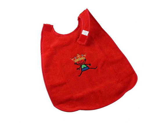Lätzchen Prinz rot