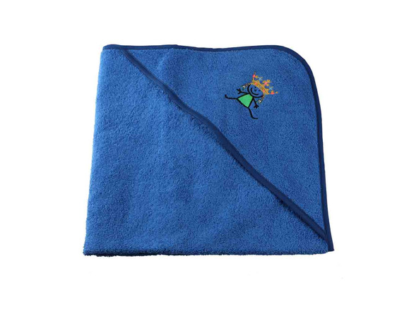 Badetuch Prinzessin blau