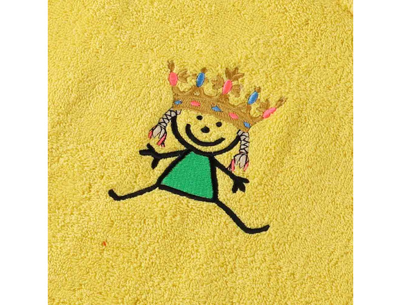 Badetuch Prinzessin gelb