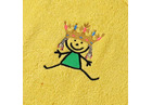 Badetuch Prinzessin gelb