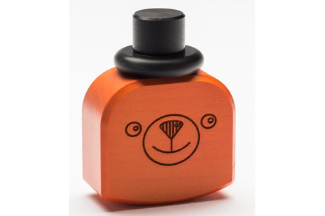 Wackelzahn Bär orange