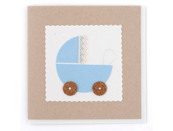 Babywagen blau