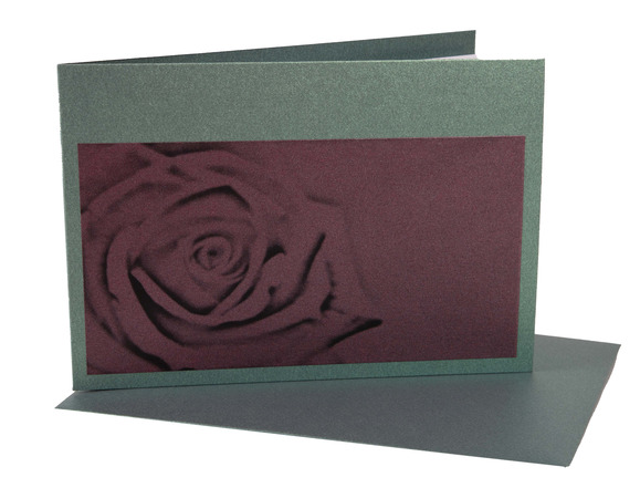 Trauerkarte Rose