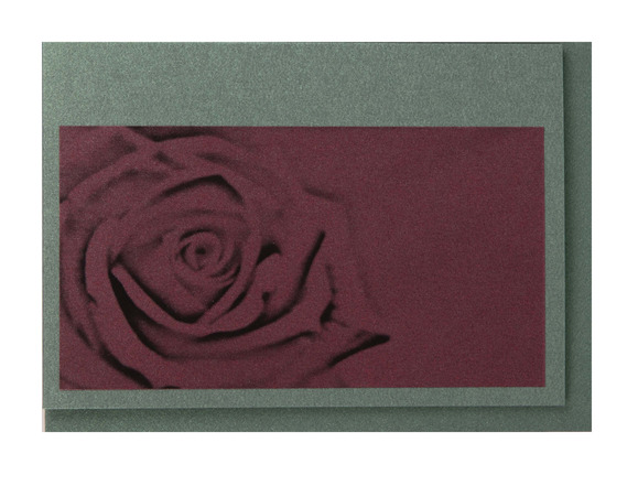 Trauerkarte Rose