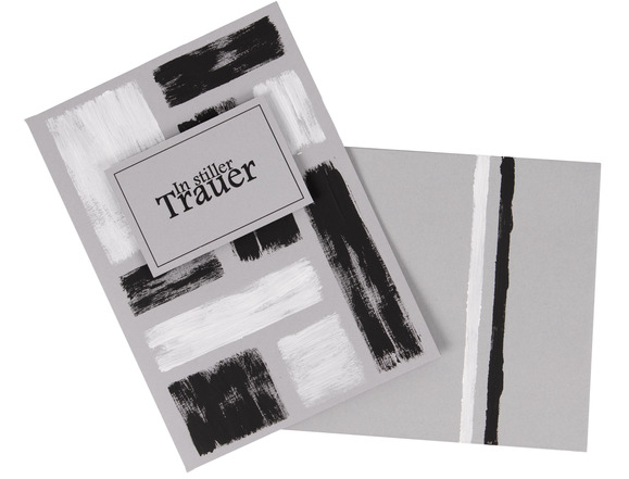 Trauerkarte Ivory